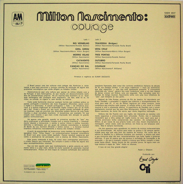 Master Release: Courage by Milton Nascimento