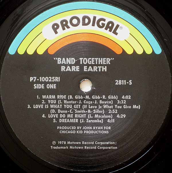 Master Release: Band Together by Rare Earth