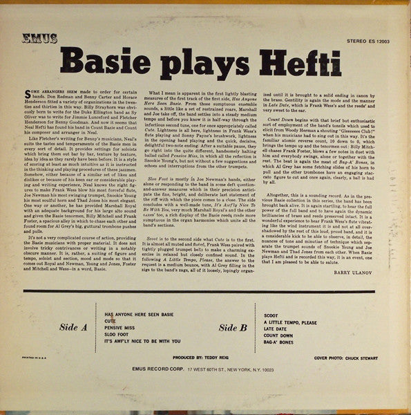 Basie Plays Hefti