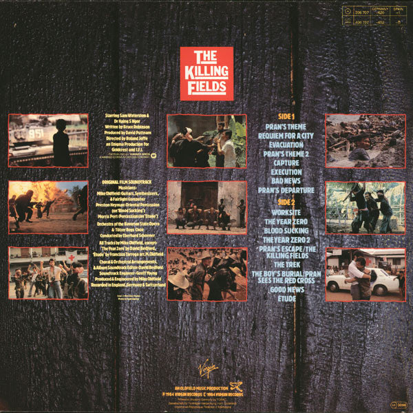 Release: The Killing Fields (Original Film Soundtrack)-Vinyl-Europe-1984-206 707-1037716