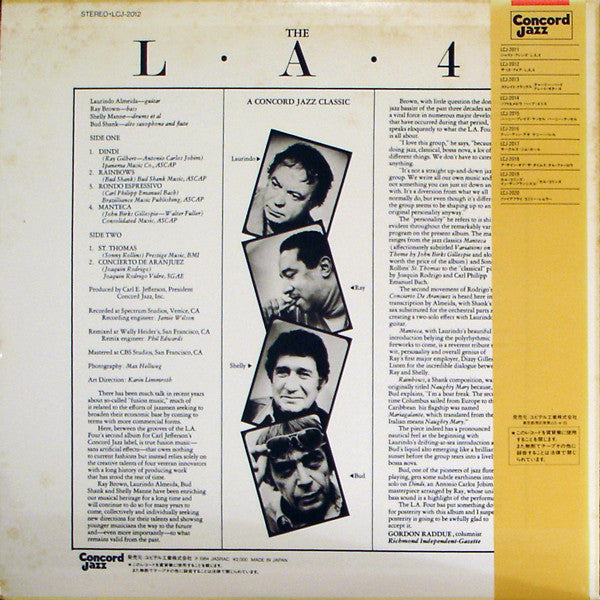 Release: The L.A.4-Vinyl-Japan-1984-LCJ-2012-2236140