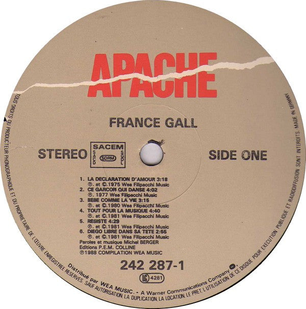 Release: France Gall-Vinyl-France-1988-242 287-1-1558481
