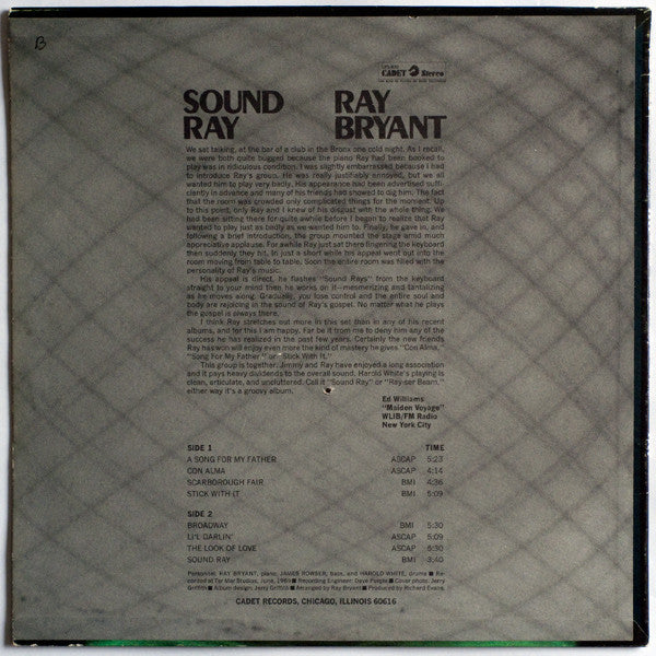 Master Release: Sound Ray by Ray Bryant