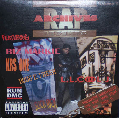 Release: Rap Archives Legends Volume 1-Vinyl-US-1996-Blip MV 10002-1-1688116