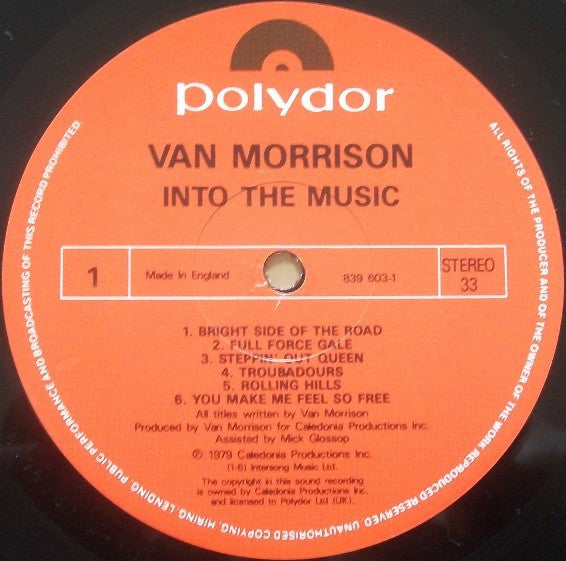 Release: Into The Music-Vinyl-UK-1989-839 603-1-2319575