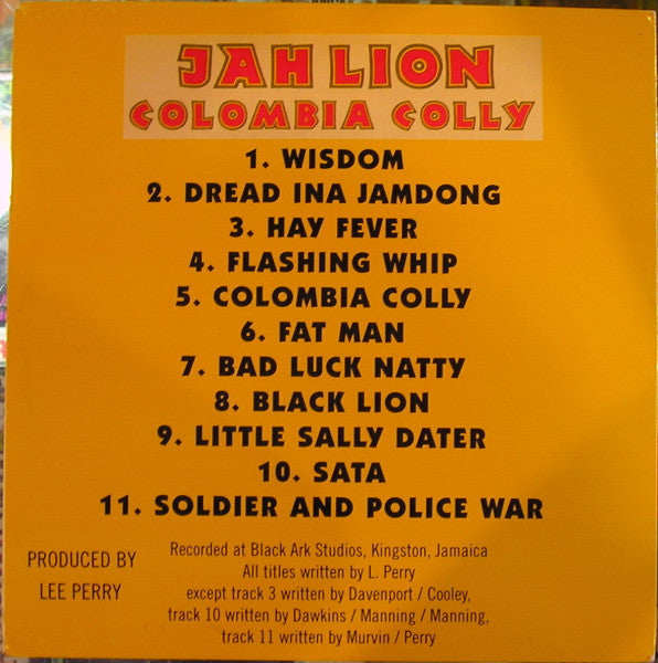 Master Release: Colombia Colly by Jah Lion