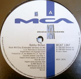 Master Release: Rock Wit' Cha by Bobby Brown