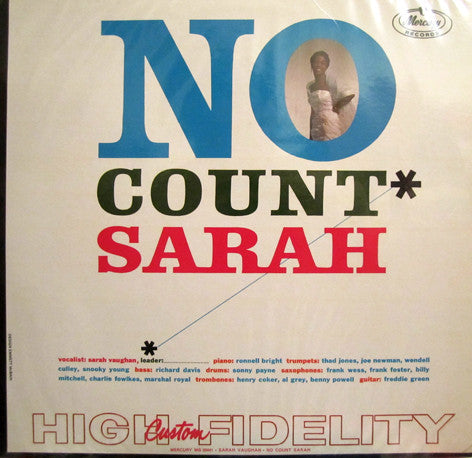 Release: No Count Sarah-Vinyl-US-1959-MG 20441-1868338
