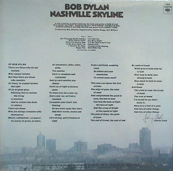 Release: Nashville Skyline-Vinyl-US-None-9825, C 9825, JC 9825-2306900