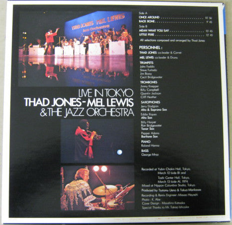 Master Release: Live In Tokyo by Thad Jones & Mel Lewis