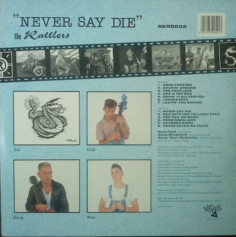 Master Release: Never Say Die by The Rattlers!