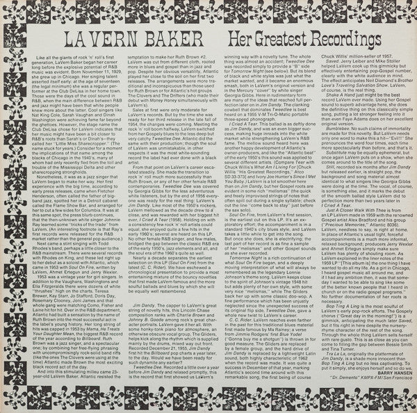 Master Release: Her Greatest Recordings by LaVern Baker