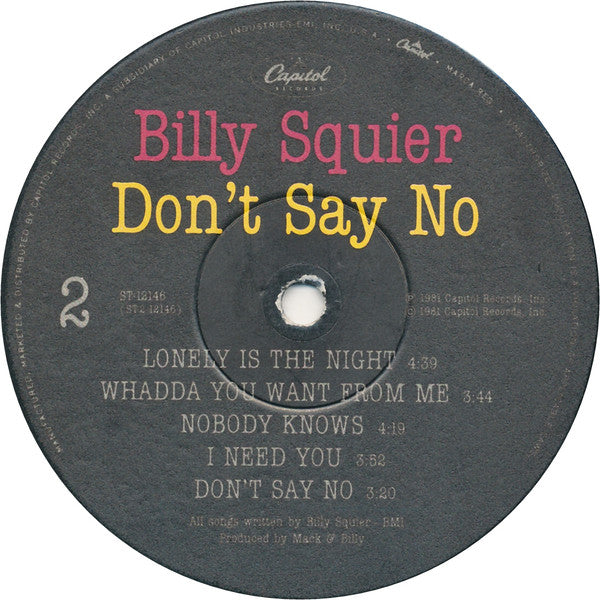 Don't Say No