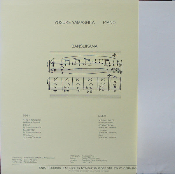 Release: Banslikana-Vinyl-Japan-1981-28MJ 3106-13082890
