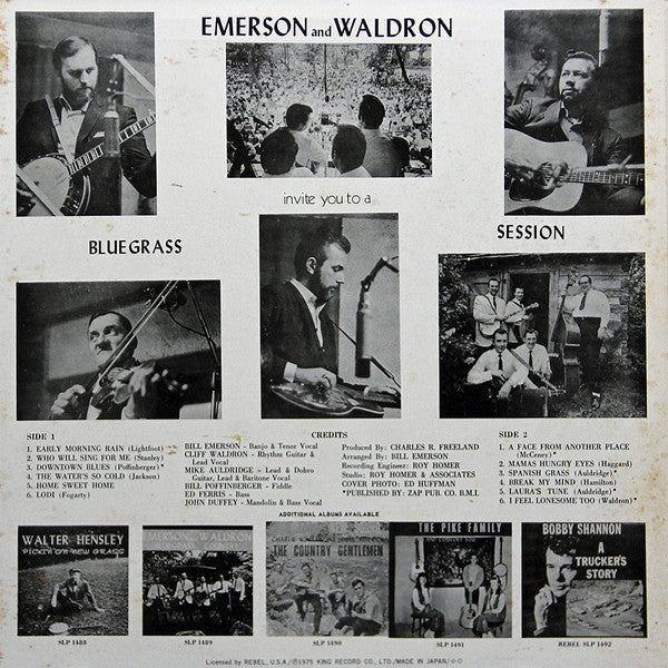 Master Release: Bluegrass Session by Emerson And Waldron