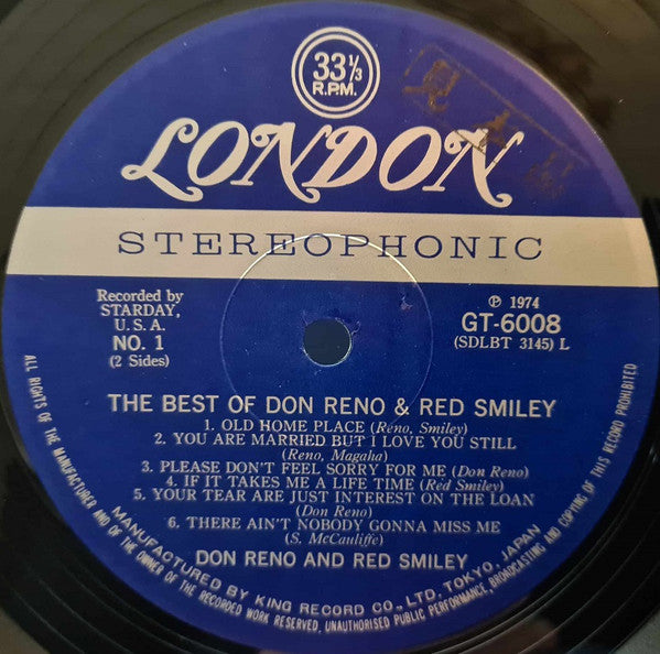 The Best Of Don Reno And Red Smiley