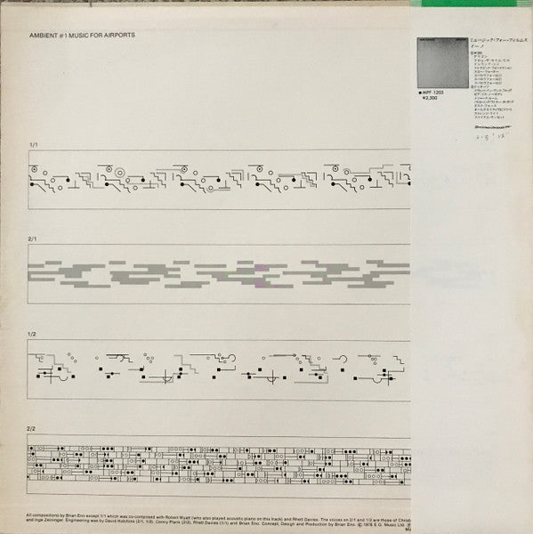 Release: Ambient 1 (Music For Airports)-Vinyl-Japan-1979-MPF 1229, MPF 1229-19842649