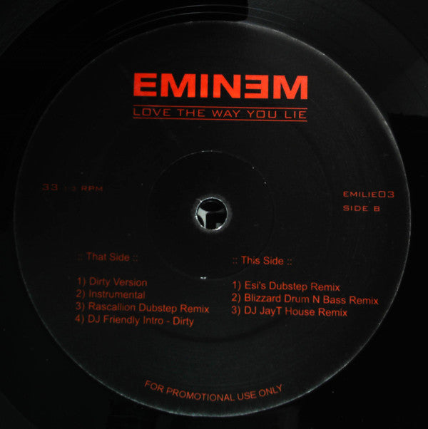 Release: Love The Way You Lie-Vinyl-Europe-2010-EMILIE03-21718693