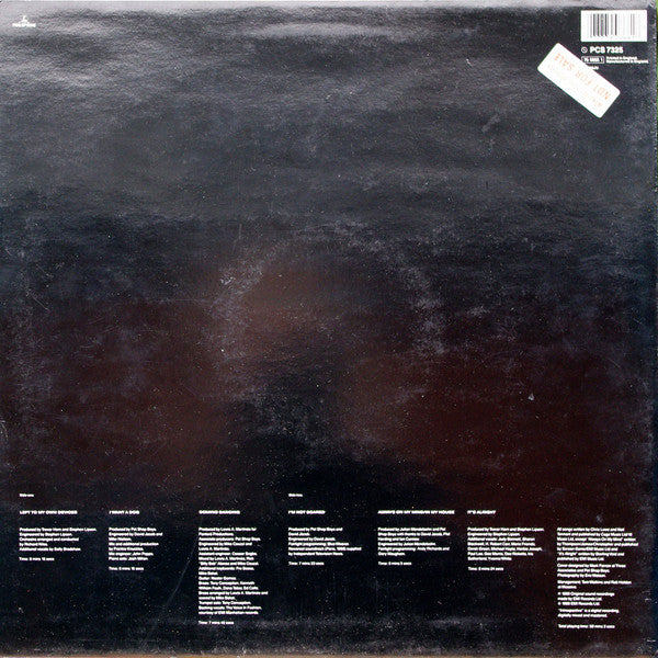 Release: Introspective-Vinyl-UK-1988-PCS 7325, 79 0868 1-10912651