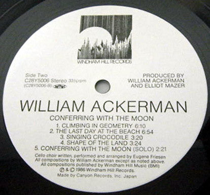 Master Release: Conferring With The Moon by William Ackerman