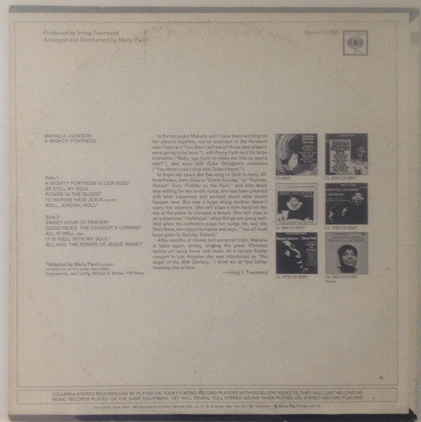 Release: A Mighty Fortress-Vinyl-US-None-CS 9659-14239376
