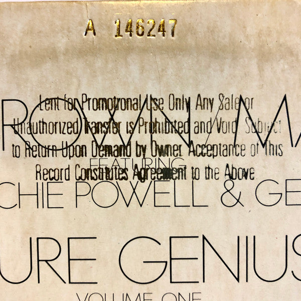 Pure Genius (Volume One)