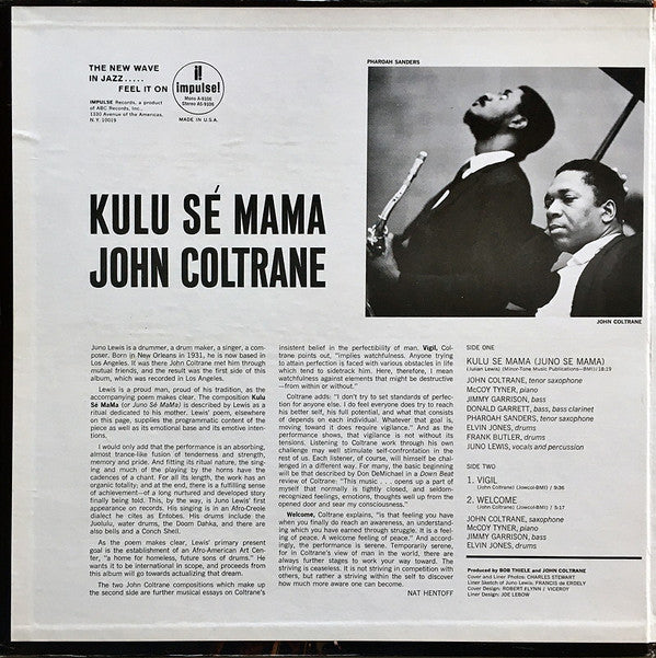 Release: Kulu Sé Mama-Vinyl-US-1971-AS-9106, AS-9106-20989720