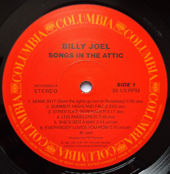 Songs In The Attic