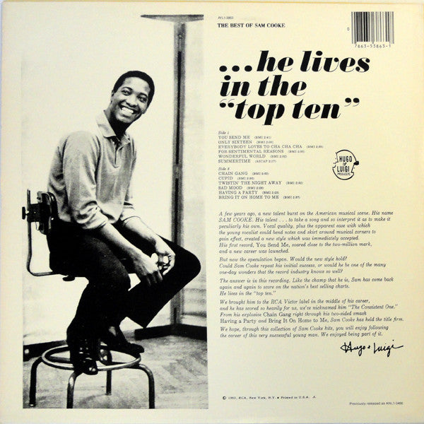 Release: The Best Of Sam Cooke-Vinyl-US-1981-AYL1-3863-13156938