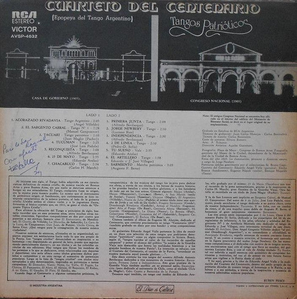 Release: Tangos Patrioticos-Vinyl-Argentina-1978-AVSP-4632-12776366