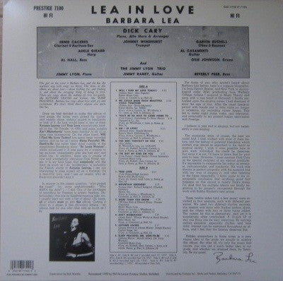 Master Release: Lea In Love by Barbara Lea