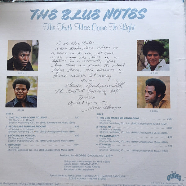Release: The Truth Has Come To Light-Vinyl-US-1977-7512-11668854