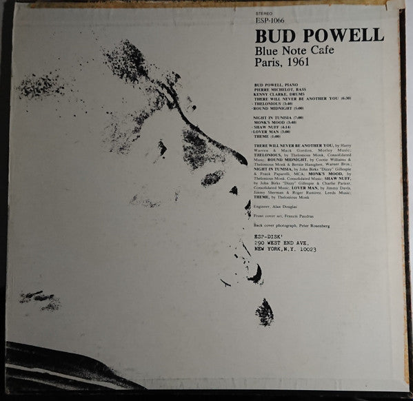 Release: Blue Note Café Paris, 1961-Vinyl-US-1968-ESP 1066-14262946