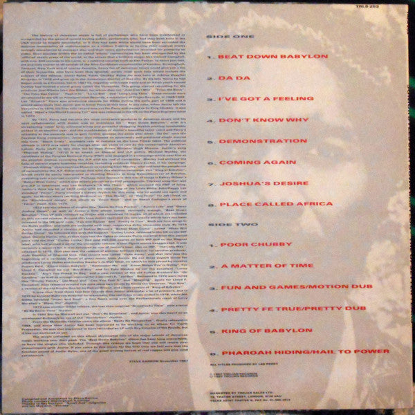 Master Release: Beat Down Babylon "The Upsetter Years" by Junior Byles