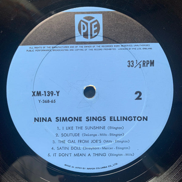 Nina Simone Sings Ellington