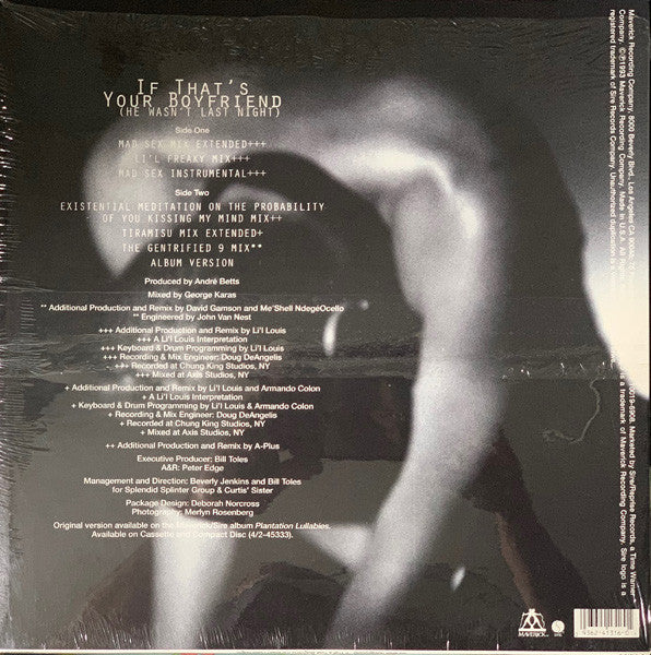 Release: If That's Your Boyfriend (He Wasn't Last Night)-Vinyl-US-1993-0-41316, 9 41316-0-14096081