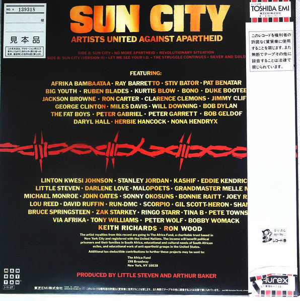 Release: Sun City-Vinyl-Japan-1985-MHS-91149-18481531