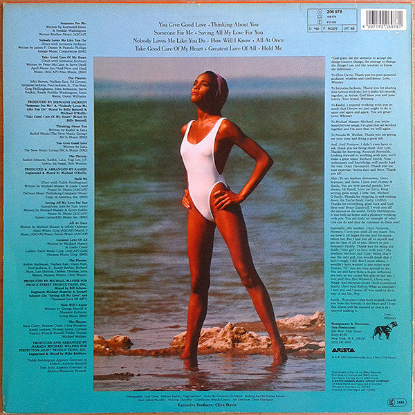 Release: Whitney Houston-Vinyl-Europe-1988-206 978-10479161