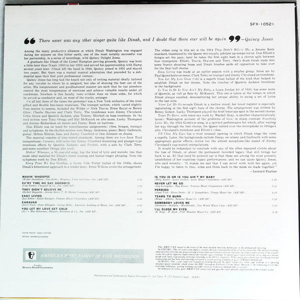 Release: Queen & Quincy-Vinyl-Japan-1977-SFX-10521-22172605