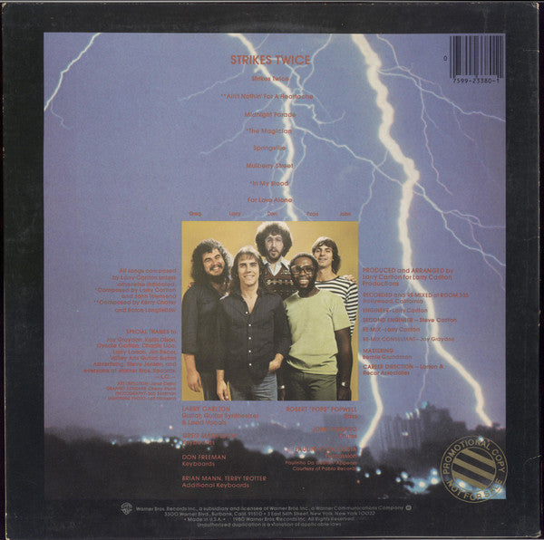 Release: Strikes Twice-Vinyl-US-1980-BSK 3380-17661481