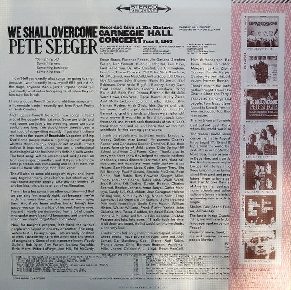 Release: We Shall Overcome-Vinyl-Japan-1981-20AP 2117-18266365