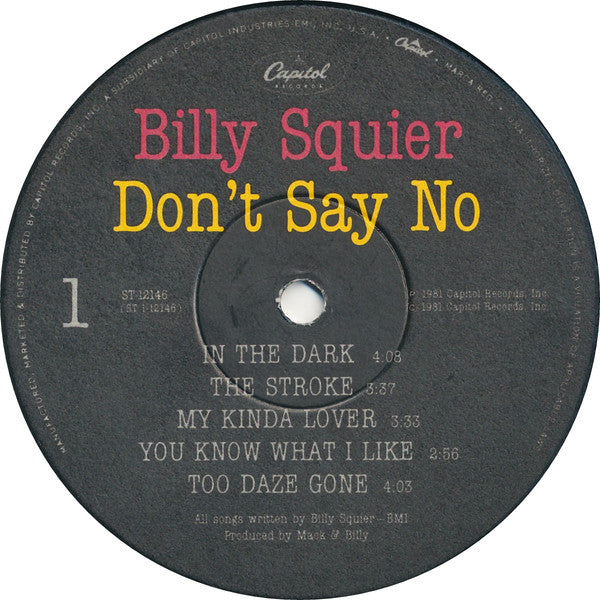 Don't Say No