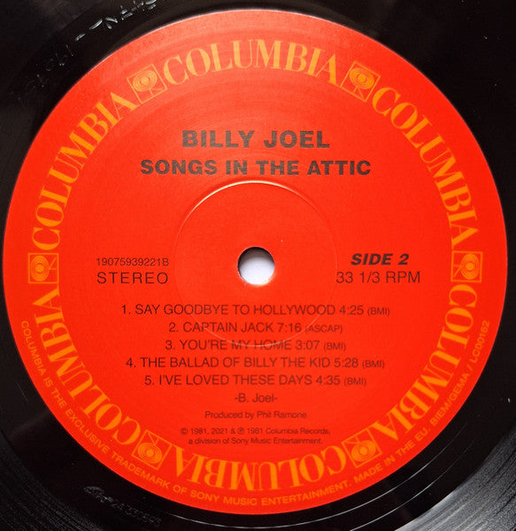 Songs In The Attic
