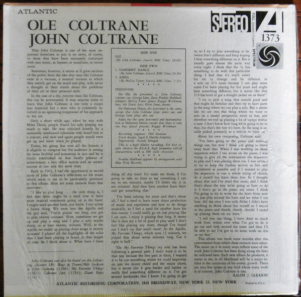 Olé Coltrane