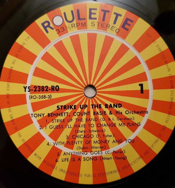 Release: Count Basie Swings / Tony Bennett Sings-Vinyl-Japan-None-YS-2382-RO-14438760