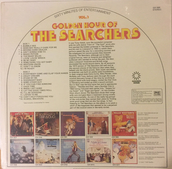 Master Release: Golden Hour Of The Searchers Vol. 2 by The Searchers