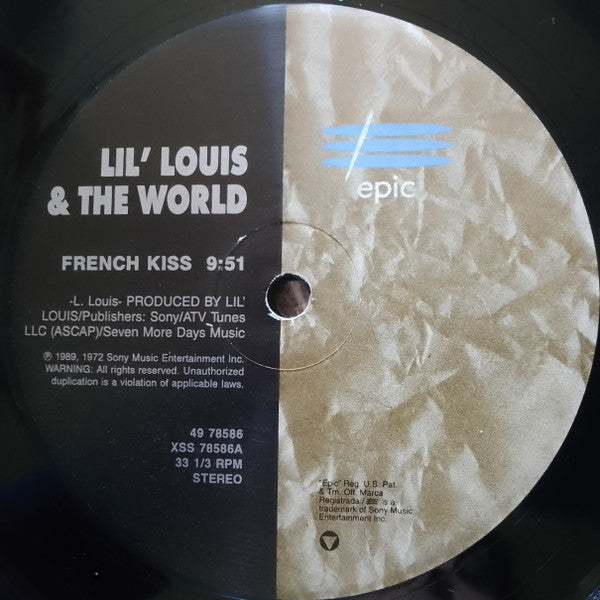 Release: French Kiss / Club Lonely-Vinyl-US-None-49 78586-26973995