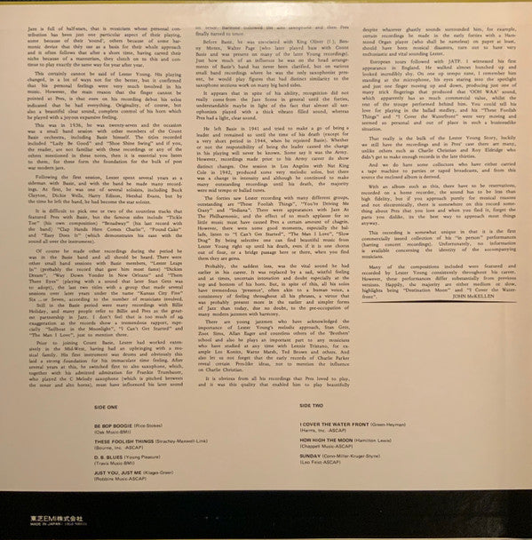 Release: Just You, Just Me-Vinyl-Japan-None-IGJ-50011, IGJ-50011-16139046