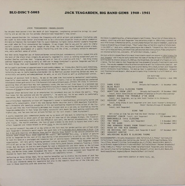 Release: Unknown Release-Vinyl-US-None-T-5003-14060220