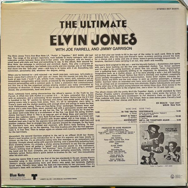 Release: The Ultimate-Vinyl-US-1973-BST 84305-30324440